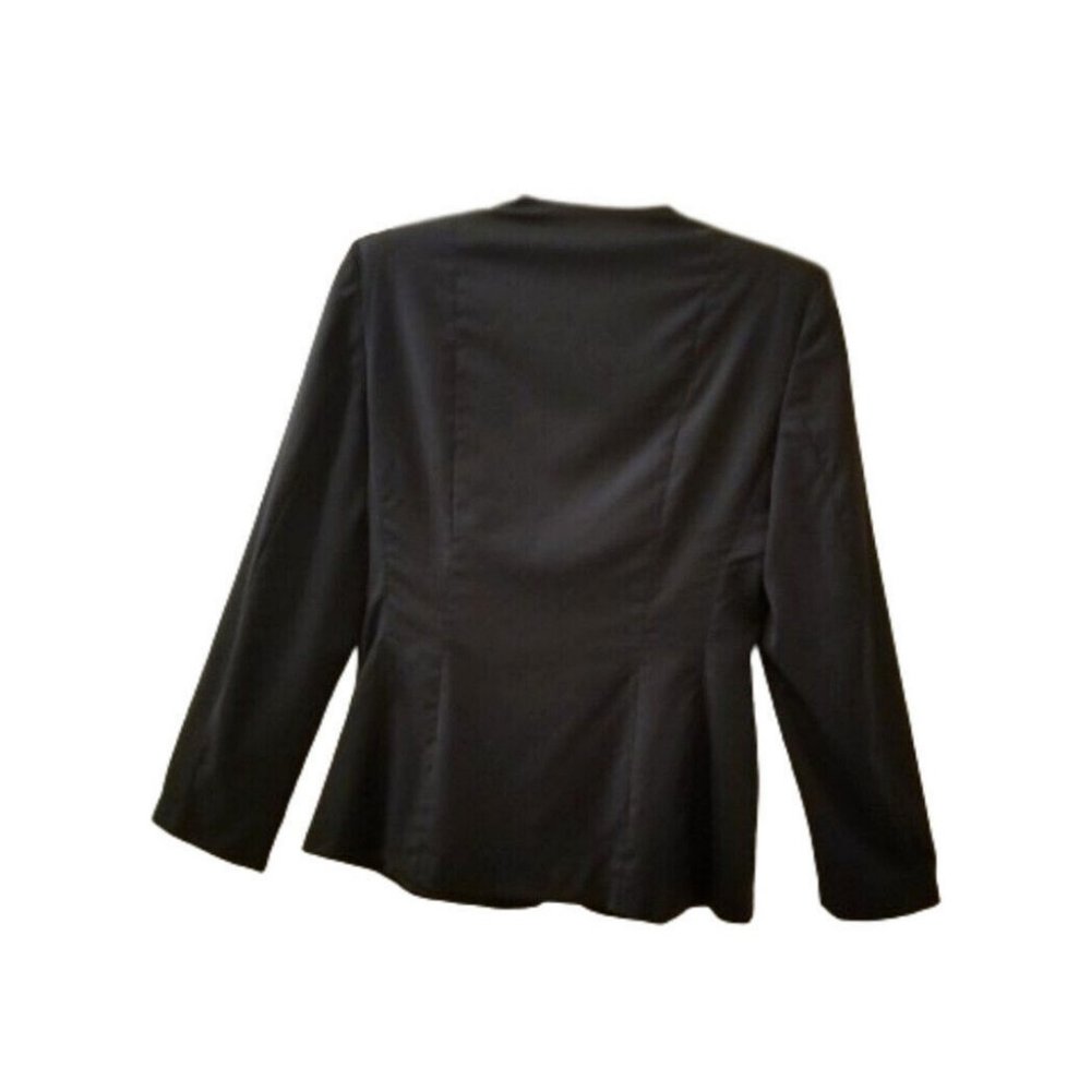 ANTONIO FUSCO Milano Black Blazer Jacket Sz 40 US 6 Small Wool Italy - Picture 5 of 8
